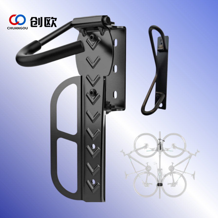 Gancho de pared de bicicleta móvil ángulo ajustable rack coche montaje en pared bicicleta de montaña bicicleta de carretera soporte de exhibición