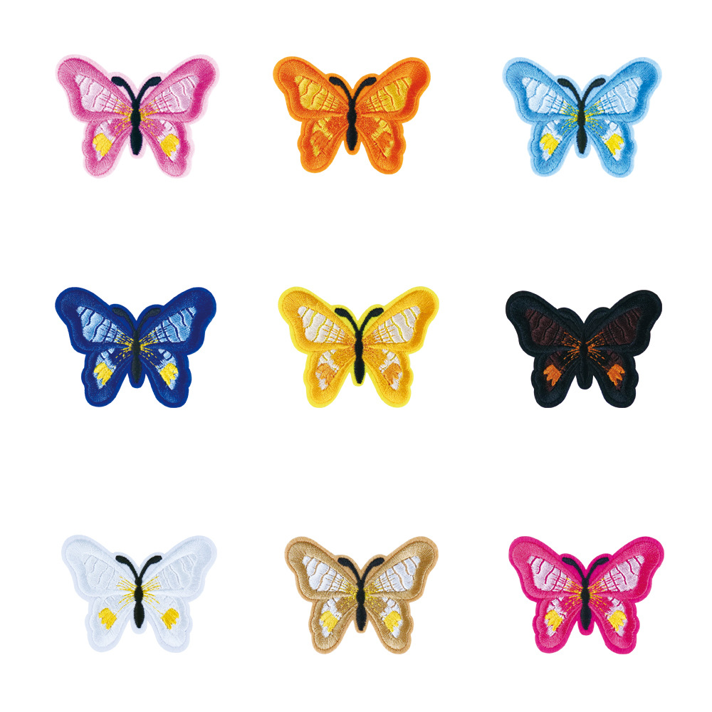 Manufacturer's ready stock butterfly embroidery embroidery cloth…