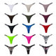 1047 European and American sexy rhinestone thong underwear women's fitness sports hip low waist high fork fashion T pants