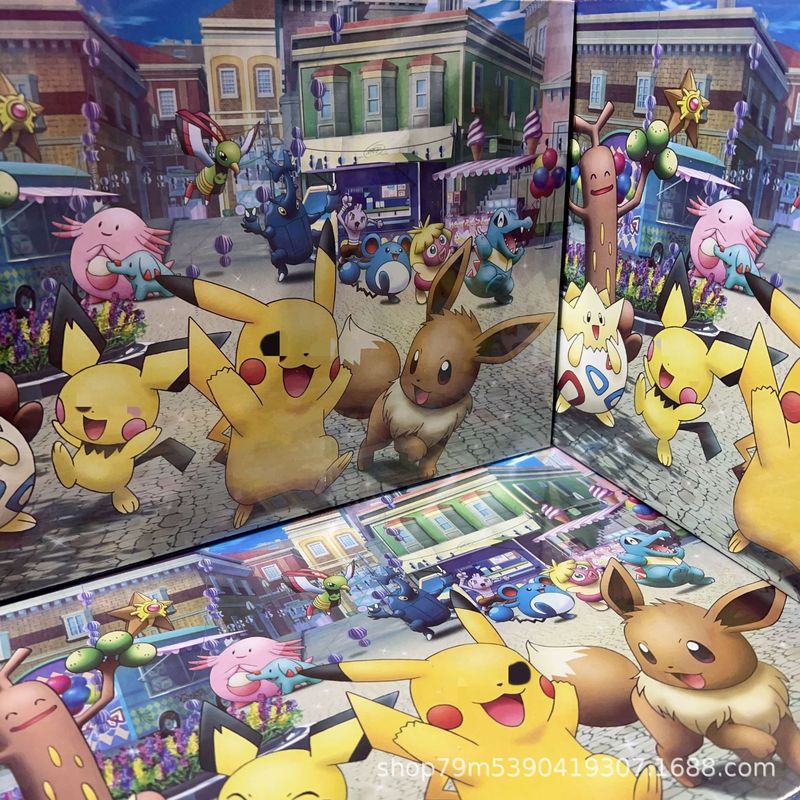 1000ピースの子供向け知育パズル、夜市での販売促進、10元モデル、高品質カラーボックス入り、ウルトラマン公式ライセンス|undefined