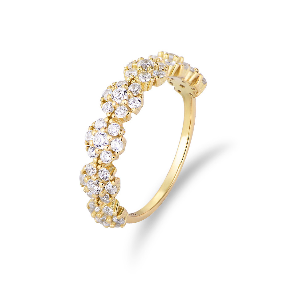 Joyería transfronteriza diseño de nicho personalizado creativo ZIRCON anillo de plata esterlina mujer europea y americana ins estilo frío anillo pulsera