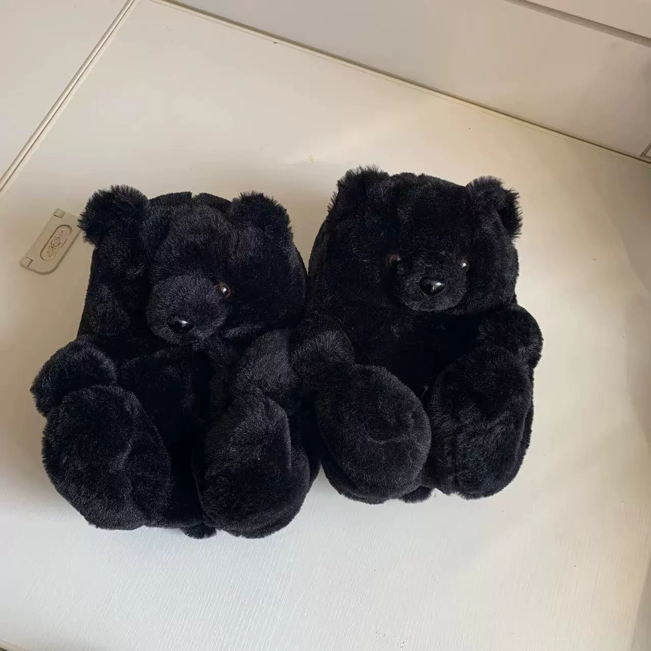 Спортивные тапочки Spot Teddy Bear Slippers, тапочка Медвежонок, пол Floor Plush Deep Cotton Warm Shoes