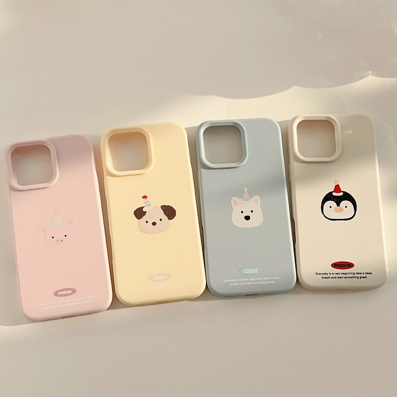 【塔下】キュートなペット ウエストハイランド シリコンケース iPhone16/17promax/14/13対応 全面保護|undefined
