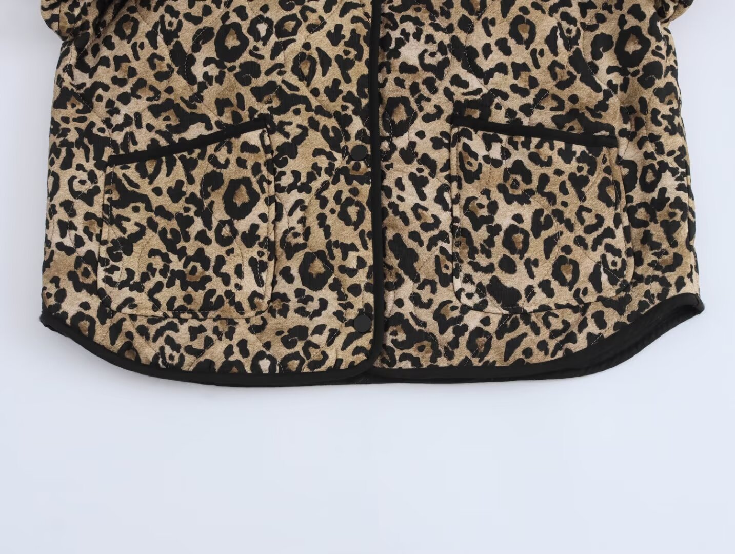 Women's Streetwear Leopard Single Breasted Cardigan Cotton Clothes display picture 17