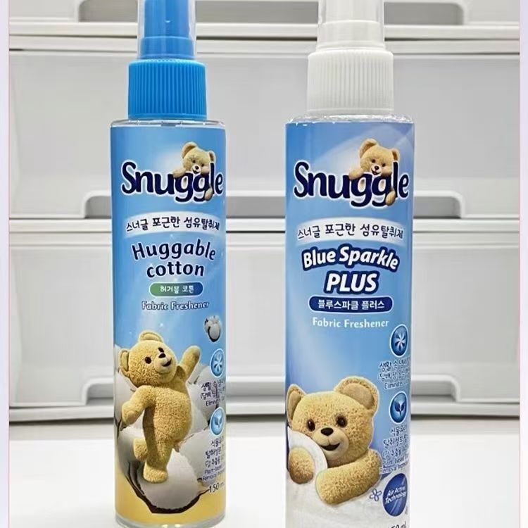 韩国进口snug.gle小熊衣物香氛喷雾剂150ml衣服异味清新皂香喷雾|undefined