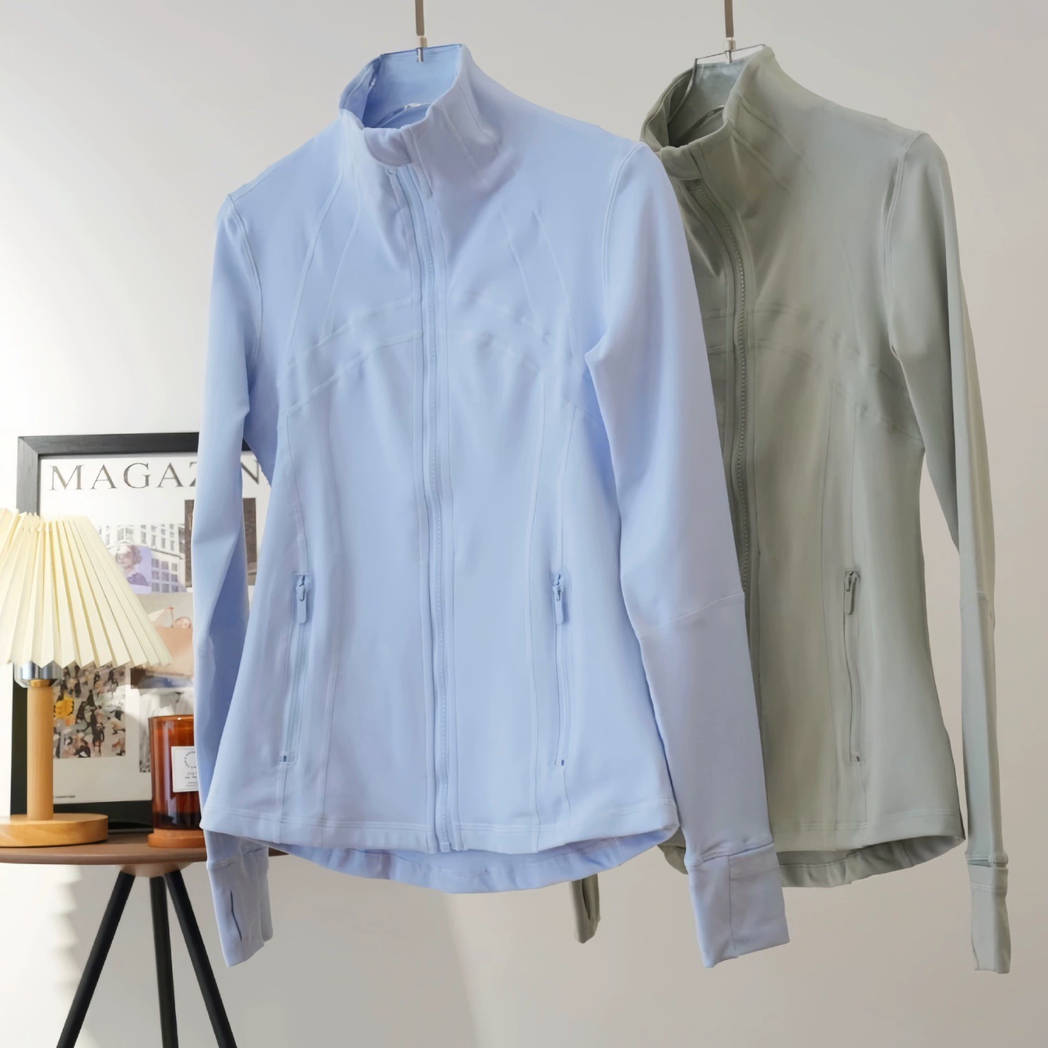 Спортивная куртка Lulu, Женская облегающая спортивная куртка Define, осенне-зимняя одежда для йоги, эластичная Повседневная куртка на молнии