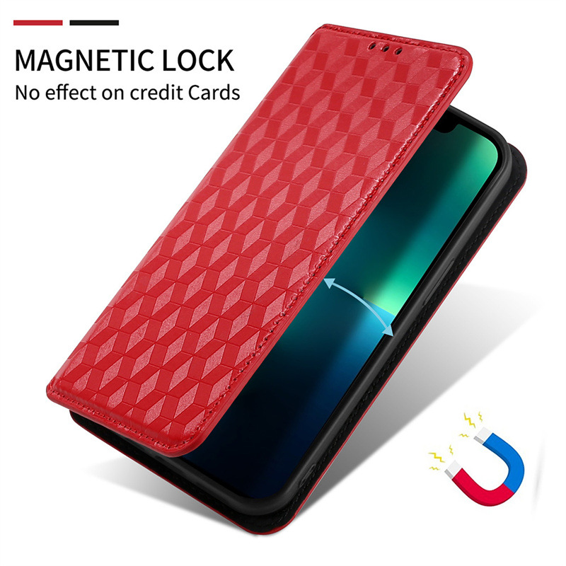 Huawei Nova Y72 Case With Card Slot Protective Leather Cover_voghion.com