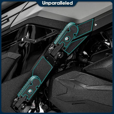 Motorcycle engine and accessories: Accessories, Thickened Armor Stickers - 06-rear-pedals-universal-thickened-armor-stickers