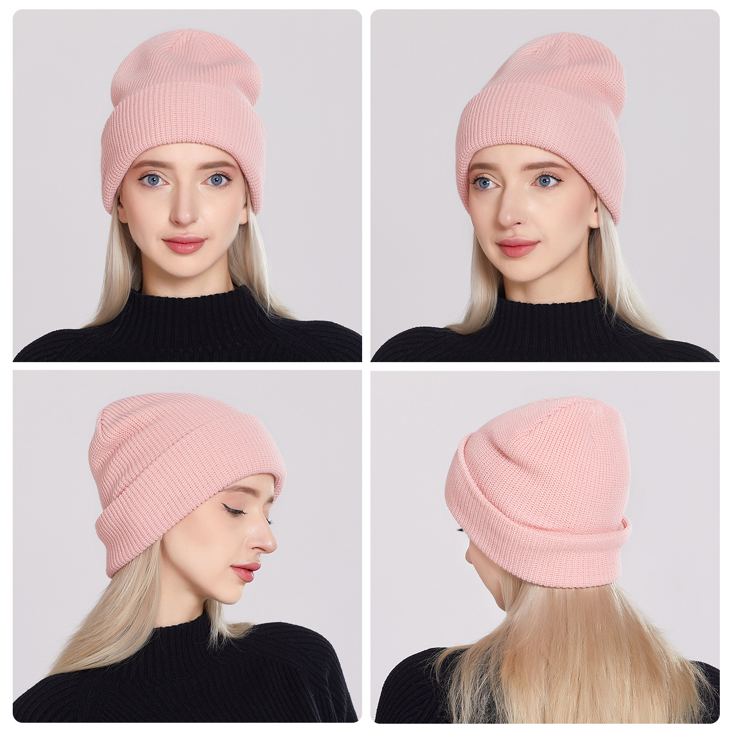 Unisex Commute Solid Color Eaveless Wool Cap display picture 10
