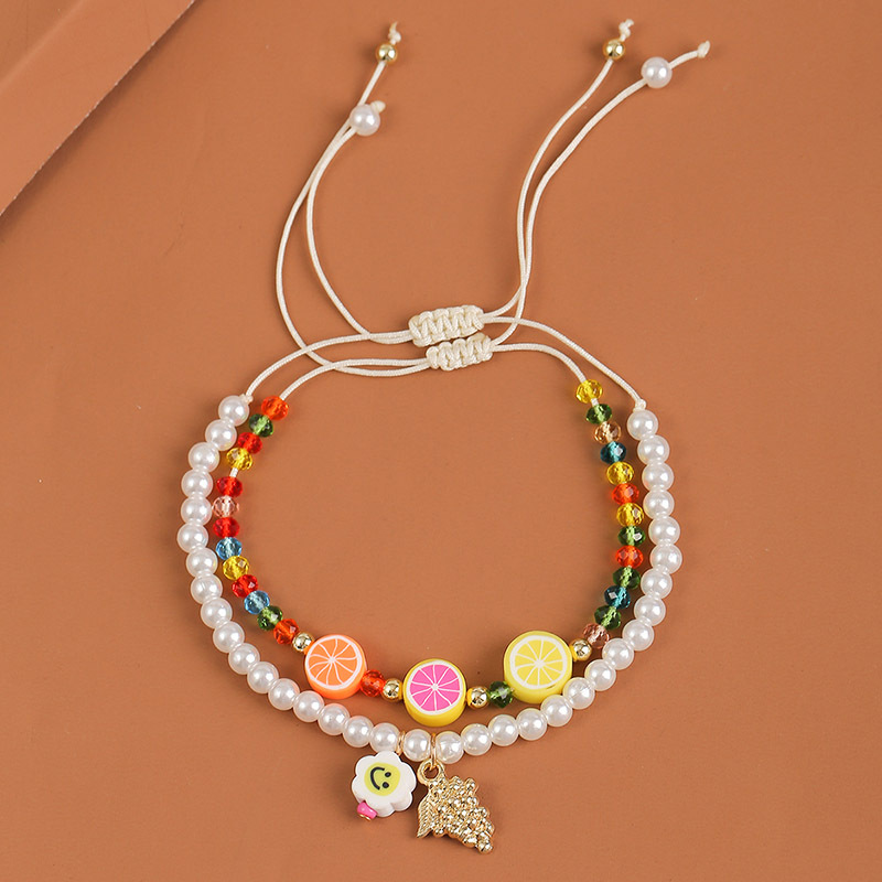 European and American Bohemia handmade soft ceramic pearl multilayer bracelet woven pearl bracelet accessoriespicture6