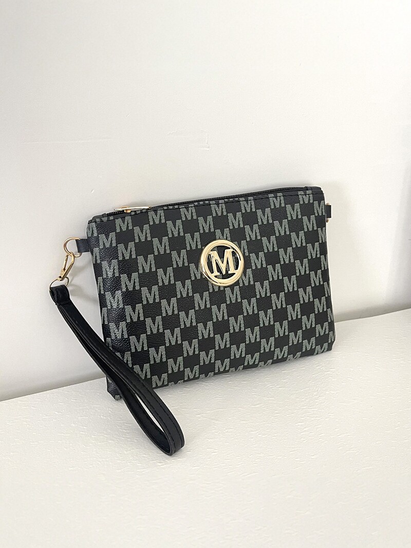 Bolso 2026 nueva letra M vieja bolsa de mano de moda femenina simple versátil bolso de teléfono móvil sobres bolso de mochila