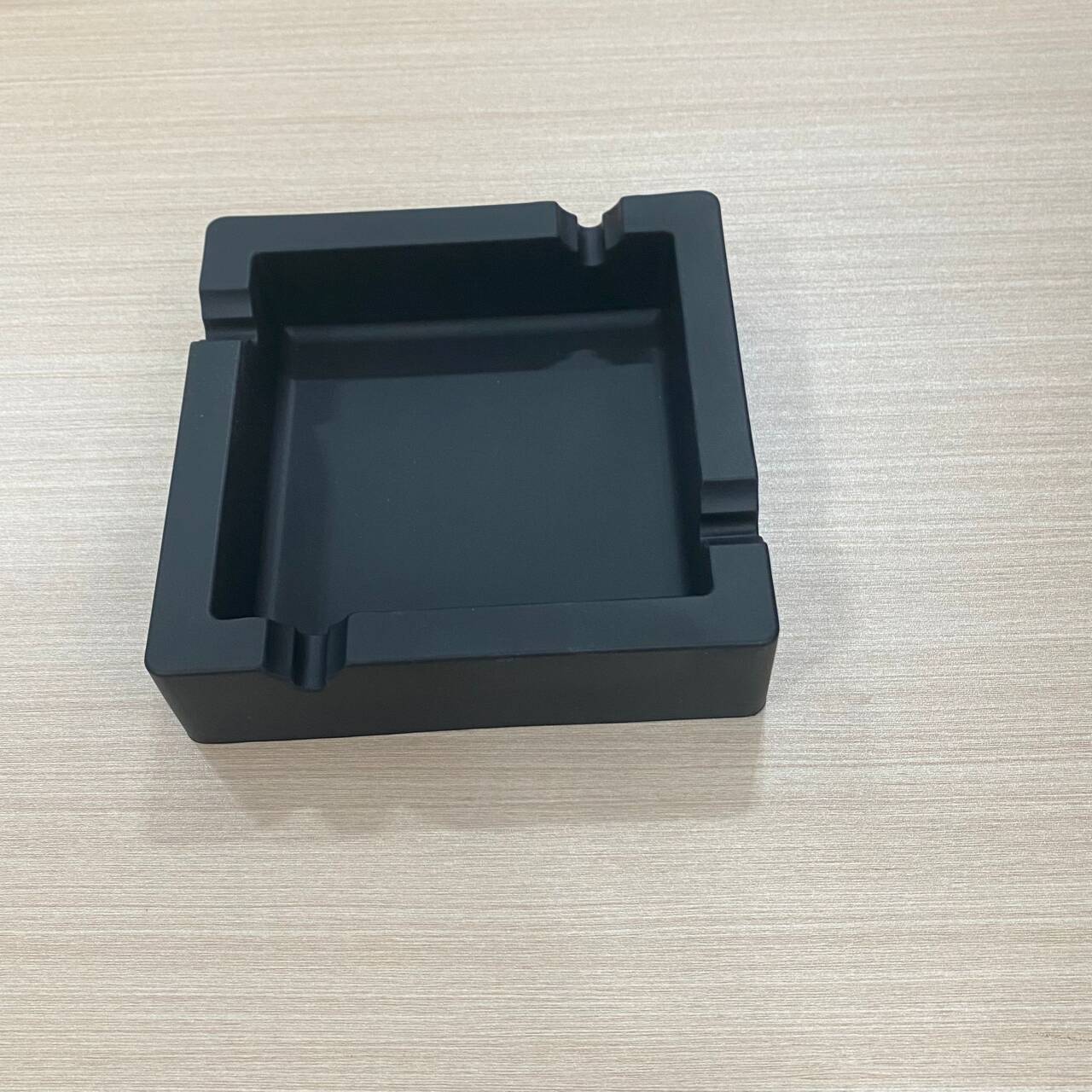 Fabricante directo de Amazon Ceniciero de silicona de puro cuadrado creativo resistente al calor no tiene miedo de caer Ceniciero de silicona