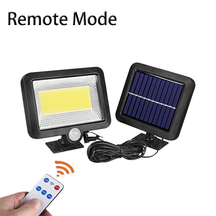 Luz de jardín con energía solar, luz de pared impermeable con sensor de movimiento para exteriores, iluminación para garaje, sensor inteligente, súper brillante.