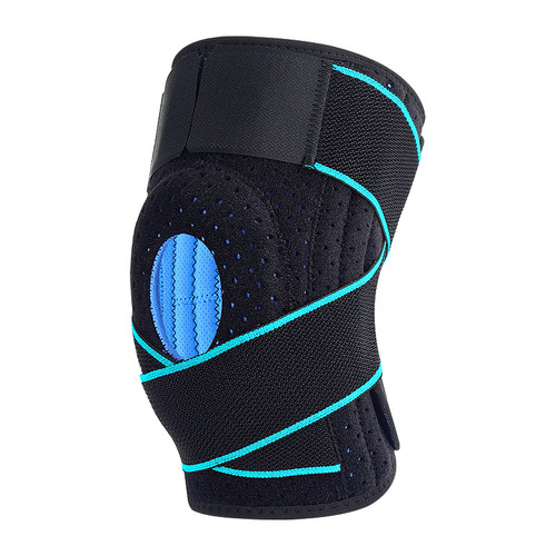 Knee pads straps spring support silicone cold sports nylon running basketball mountain climbing cycling feather manufacturer