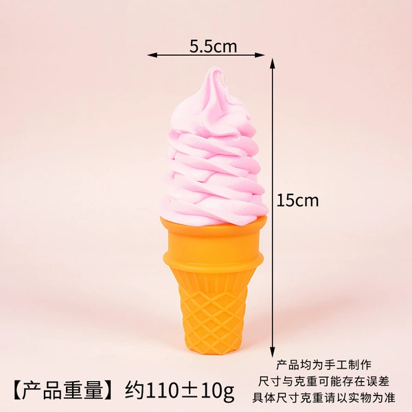 Pink-flat ice cream