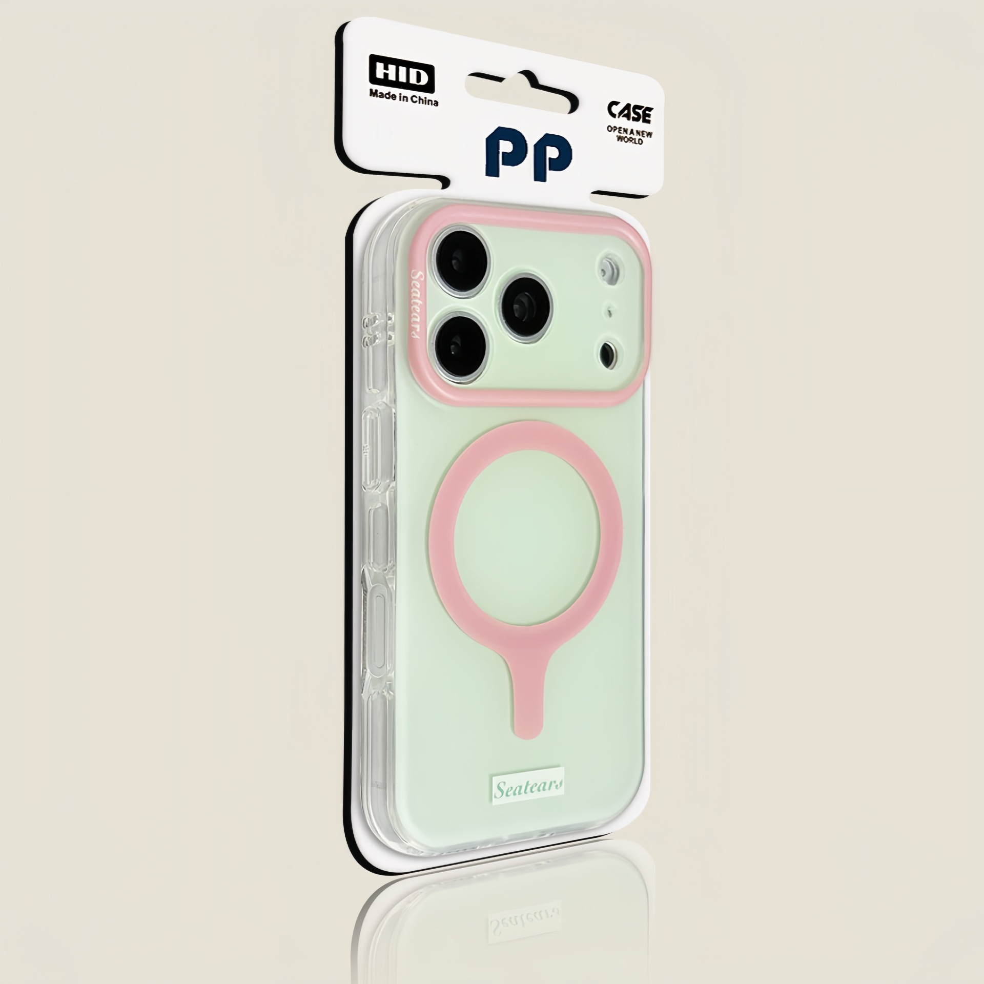 Funda Magnética para iPhone 17 Pro Max y 16 de Acrílico con Absorción Magnética y Anti-caídas