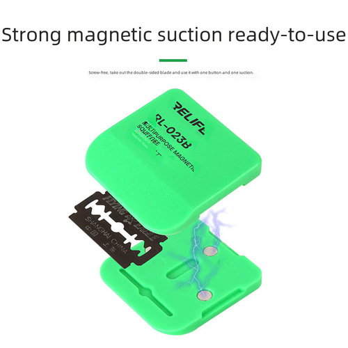 RELIFE RL-023B Multi-purpose Magnetic Scraper with LCD Screen Adhesive Glass Cleaning Knife Scraper Scraper