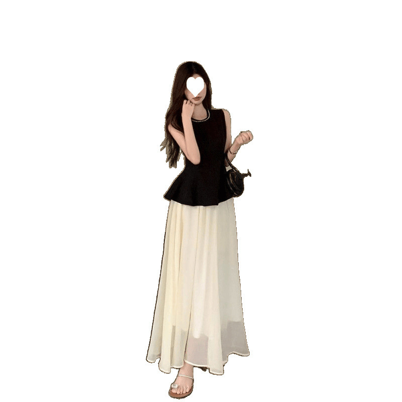 夏服、気質、韓国風ソルト系、軽くて大人っぽい、今年人気の美しいスカート、ツーピーススーツのセット|undefined