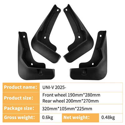 Suitable for Changan Third Mudguard