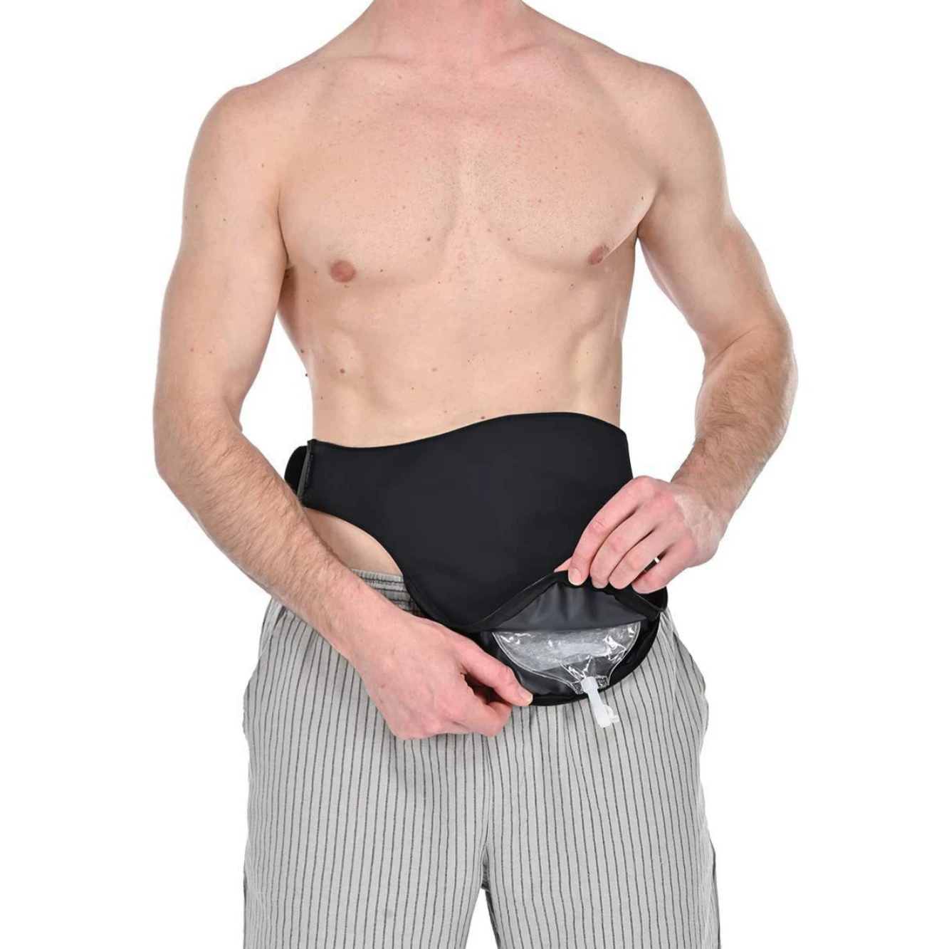 Партия Ostomy сумка для спорта, поддерживающий пояс для мужчин и женщин, крышка колостомы, внутренний карман для ostomy сумки
