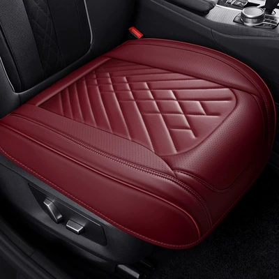 2025 New Amazon Full Seat cushion, seat cover - all-red-double-needle-single-seat