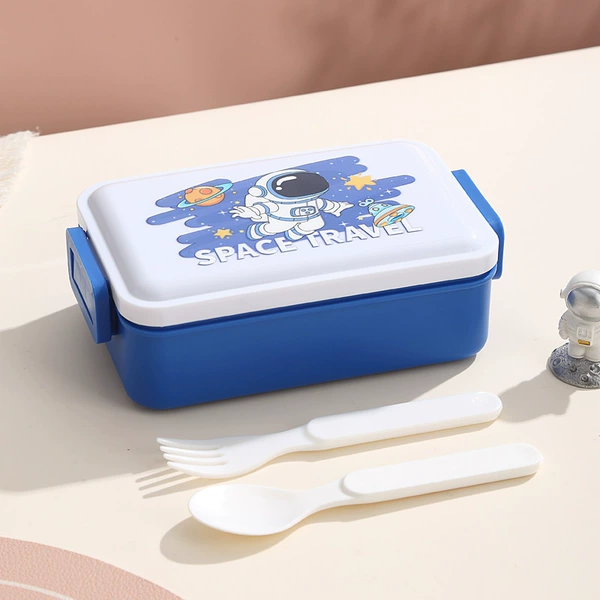 Blue lunch box