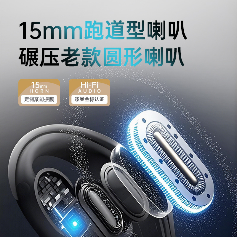 2025新型の高颜値は音を漏らさない耳かけ式bluetoothイヤホンの大電力ベルリンの声が耳に入らない|undefined