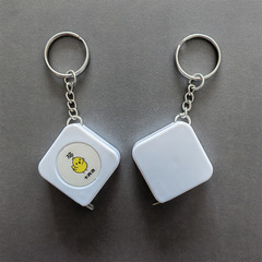 Best Selling White Square Zodiac Mini Ruler Cross-Border 1M ABS Eco Imperial Mini Steel Tape Measure