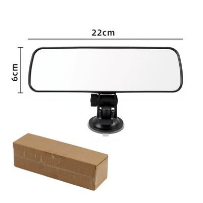 Universal Suction Cup Car Interior Rearview Mirror, Anti-Glare, High-Definition, Wide-View Reversing Auxiliary Mirror (Large field of view rear view auxiliary mirror) - suction-cup-rearview-mirror-226cm