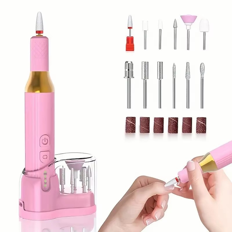 2024 nueva máquina pulidora de uñas removedor de uñas eléctrico esmalte de uñas manicura pulido herramientas de uñas exfoliantes