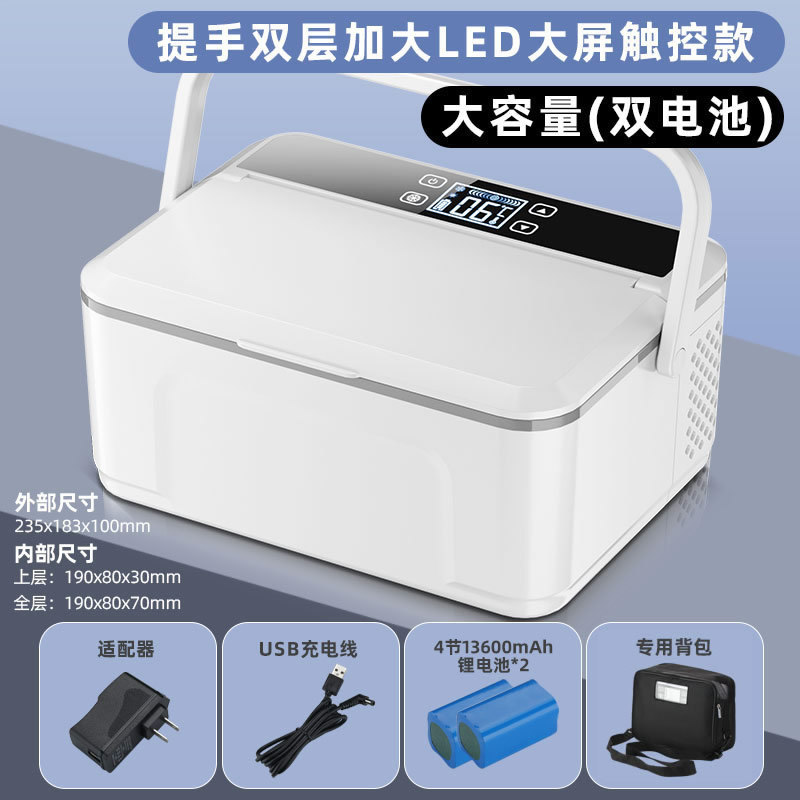 ムース宝インシュリン冷蔵ケース携帯充電式ミニ専用薬品小型冷蔵庫車載家庭用|undefined