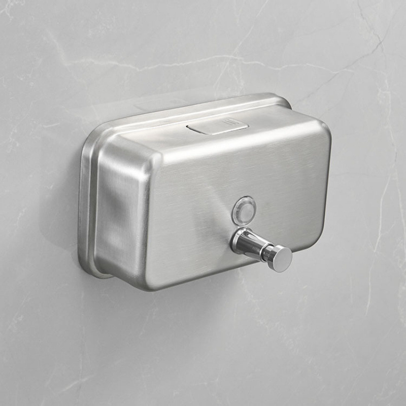 Cocina 304 acero inoxidable oro jabón sin perforación caja de detergente de mano de hotel de pared prensado image 18