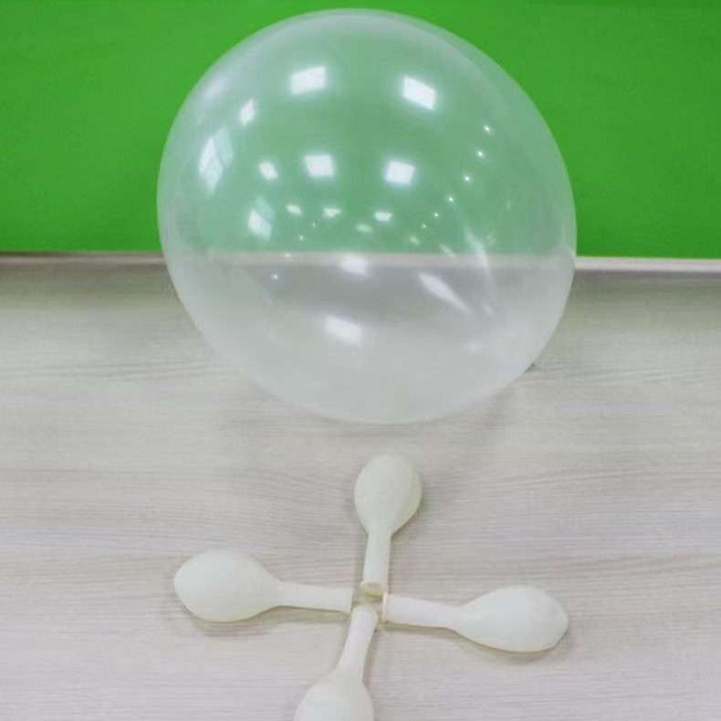 Globo transparente, globo de relleno redondo, globo de boda, decoración de cumpleaños, globo de fiesta