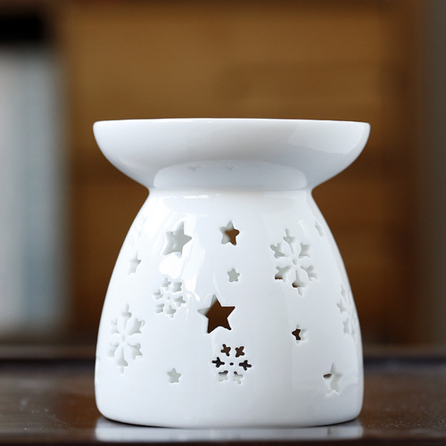 Nordic Style Exquisite Ceramic Incense Burner for Home and Office, Aromatherapy Censer with Sandalwood and Agarwood, Creative Incense Burner, Home Fragrance Decor