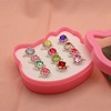 Children's ring, gift box for elementary school students, adjustable set for princess