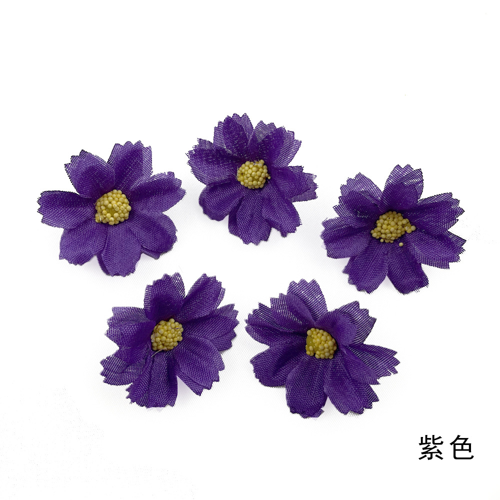 Simulación de flores de orquídeas de danza Daisy DiDi flores de flores tocado muñeca pastel ramo decoración de flores de danza