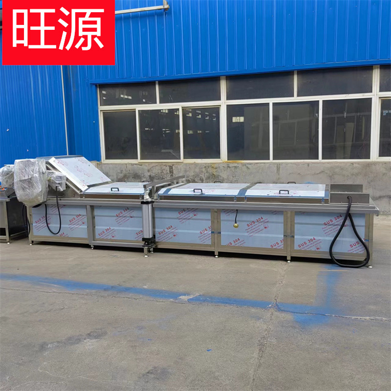 蒸煮机 果蔬腌制菜蒸煮漂烫 连续式全自动巴氏杀菌流水线 旺源