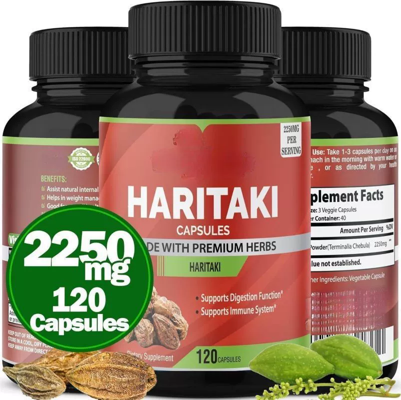 Горячие продажи трансграничных капсул с порошком Харитаки из Индии для внешней торговли