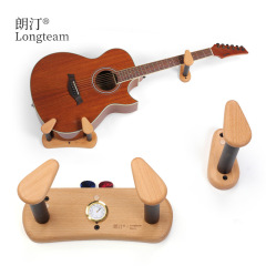 Measurable humidity electric guitar hanger folk classical oblique hanging hanger ukulele pipa wall display bracket
