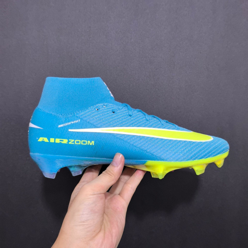 Zapatos de comercio exterior Superfly zapatos de fútbol de combate real para hombres Assassin 16 zapatos deportivos de punto de alta altura zapatos de fútbol de moda FG para mujeres