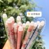 INS thermal rubbing neutral pen full pipe 0.5 needle tube cartoon crystal blue friction student brushing the magic rubbing pen