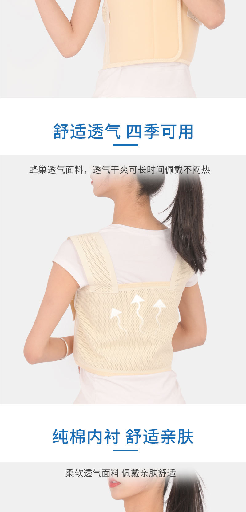 医用乳腺术后压力绷带手术后弹力加压带胸部固定带护胸肋骨带-阿里巴巴