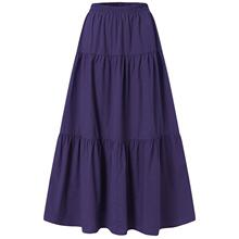 T 71608 Retro ruffled midi skirt ���������Ҷ�߰���ȹ