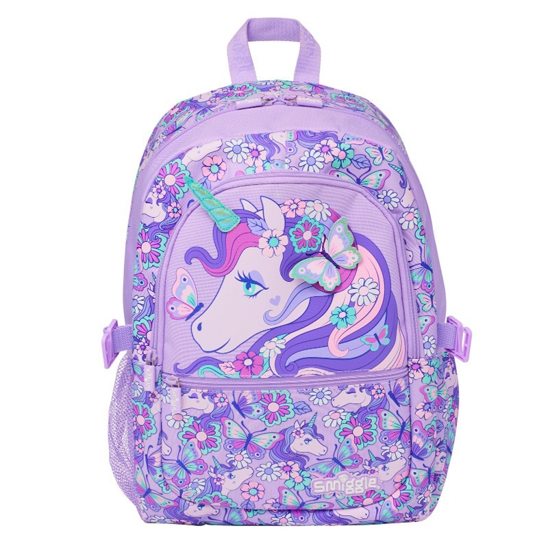 Smiggle grande kt Stitch mochila de gran capacidad de descompresión de doble hombro de dibujos animados