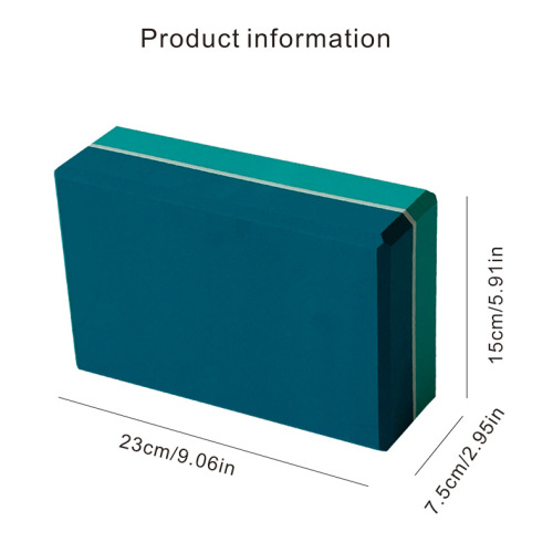 Yoga bricks high-density yoga fitness dance practice auxiliary two-color sandwich children's dance leg press foam bricks