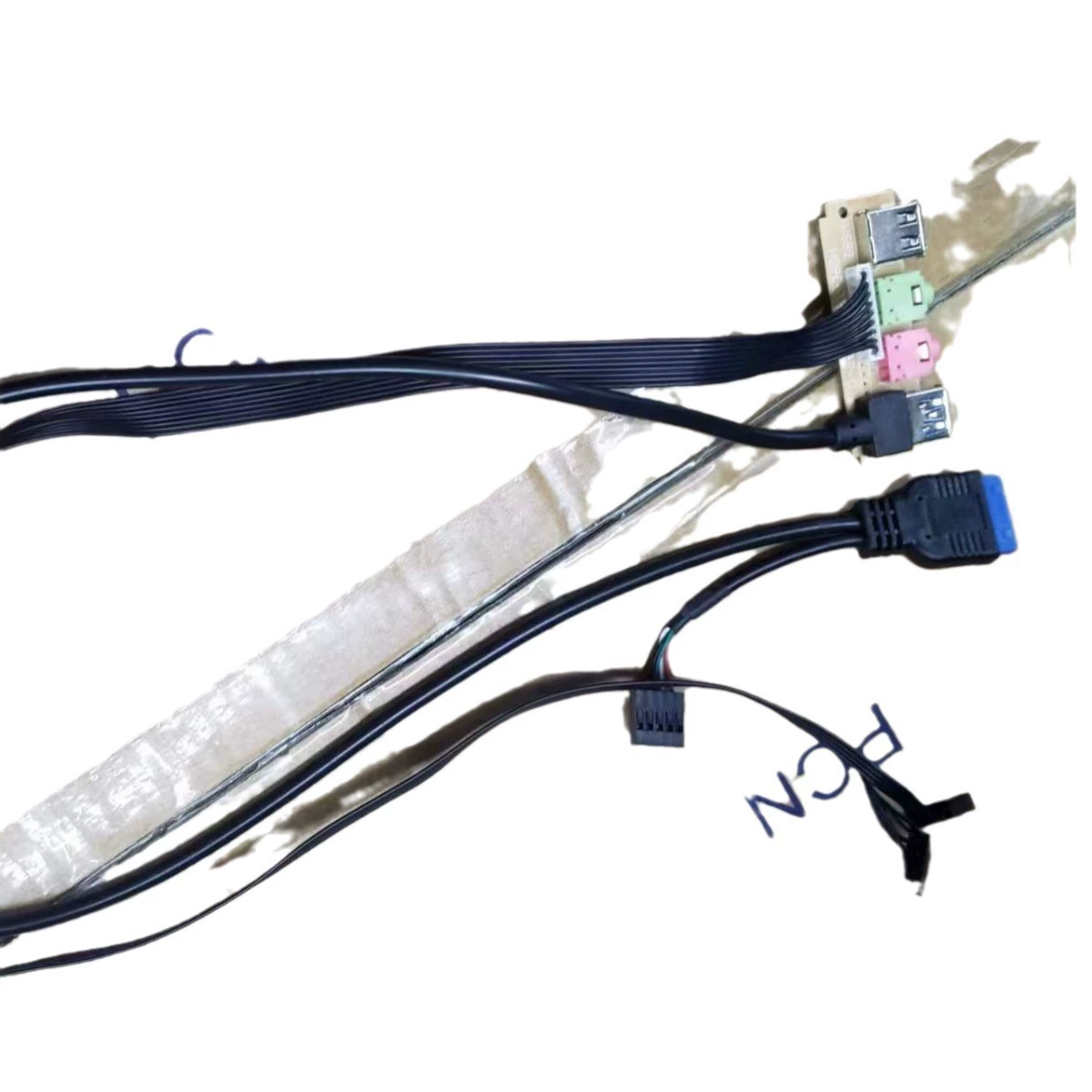[usb2.0+3.0 передняя панель USB3.0 интерфейс+звук USB заглушка DIY корпус расширение 70см]