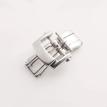 代用百达表扣蝴蝶扣表带扣鹦鹉螺皮带扣胶带扣不锈钢折叠扣配件