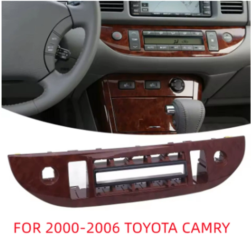 Подходящий для панели кондиционирования 2002-2006 US Camry, дерево по текстуре панели кондиционирования Camry, mahogany цвет Camry