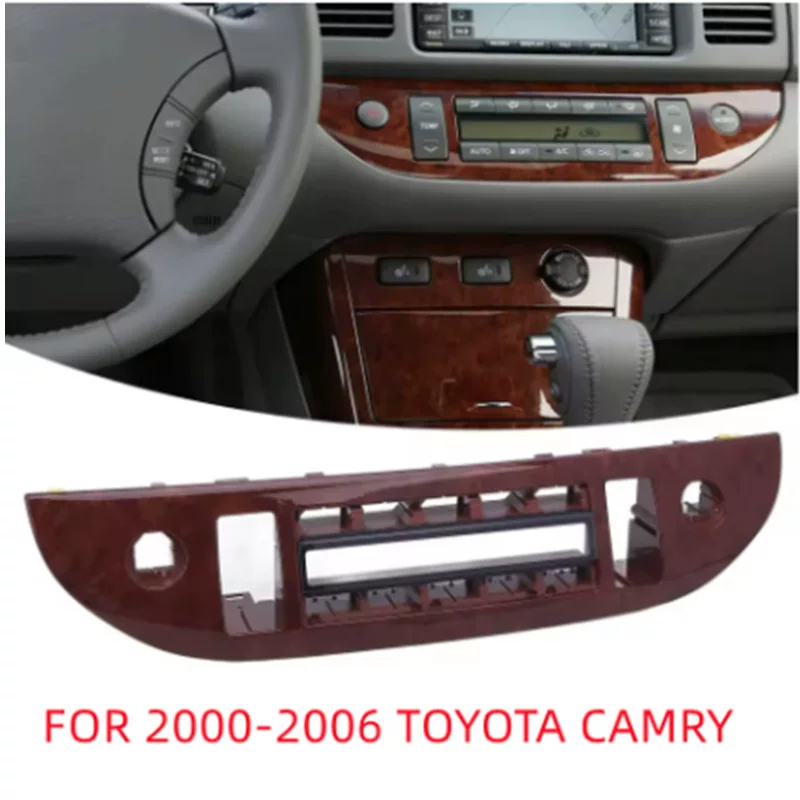 Подходящий для панели кондиционирования 2002-2006 US Camry, дерево по текстуре панели кондиционирования Camry, mahogany цвет Camry