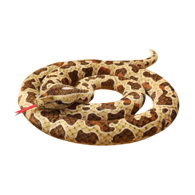 Peluche de Serpiente de Simulación de Peluche Suave para Juguetes y Bromas